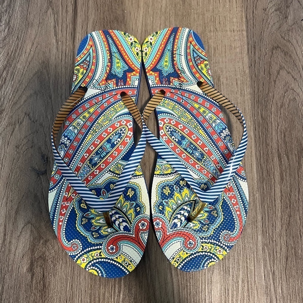 Vera Bradley Flip Flops Womens 9/10